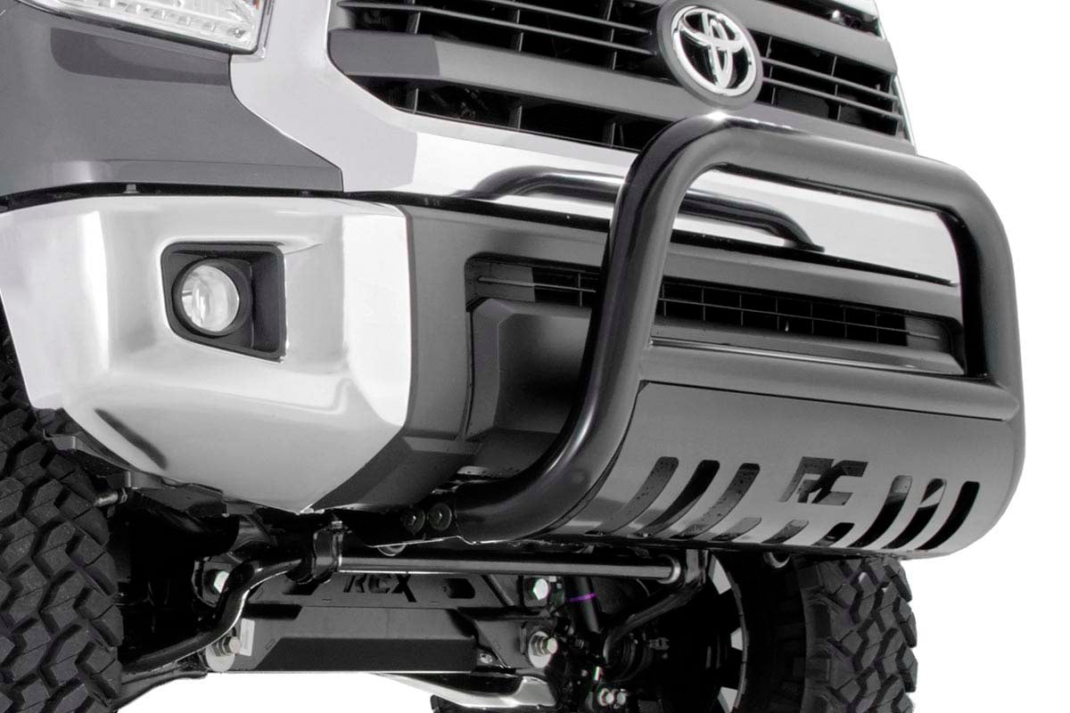 Toyota Sequoia Bull Bar - Rough Country - 3-inch Diameter Tubing, Black Powder Coat - Black - '08-'21